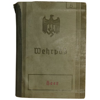 Wehrpass para WW1 veterano, servido en E / Btl J. R 126. Espenlaub militaria